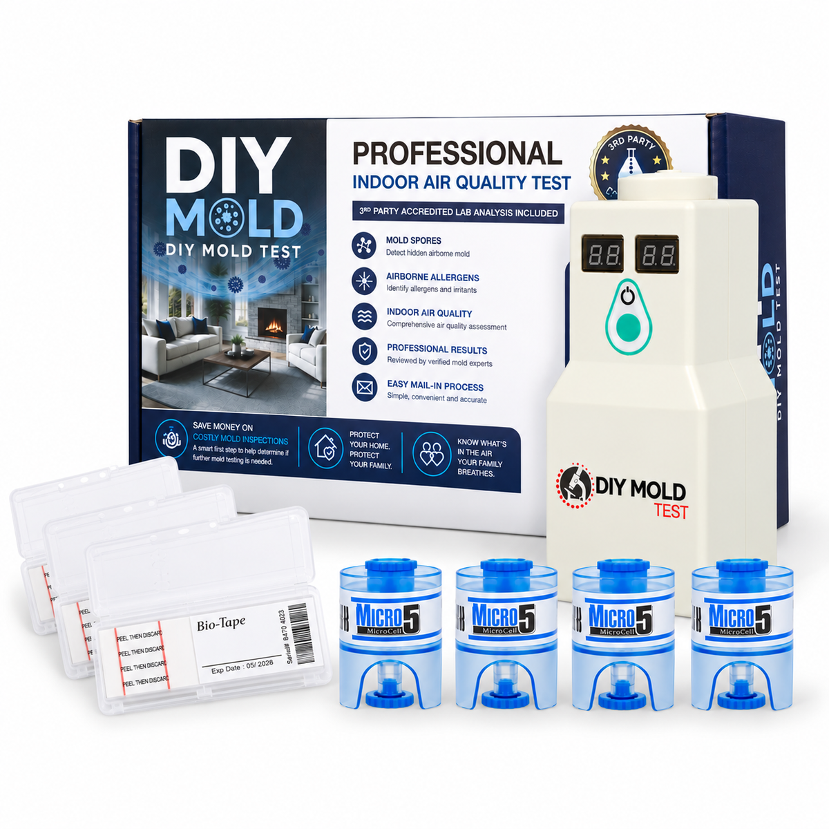 Air + Surface Mold Test Kit Bundle