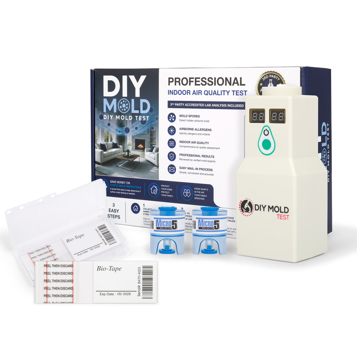 Air + Surface Mold Test Kit Bundle