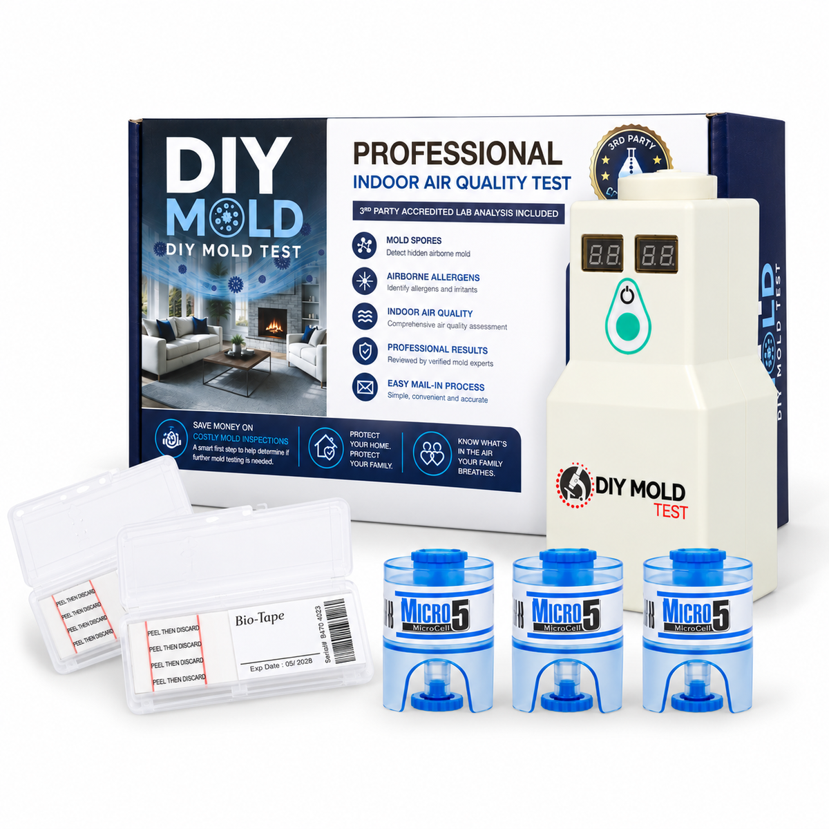 Air + Surface Mold Test Kit Bundle
