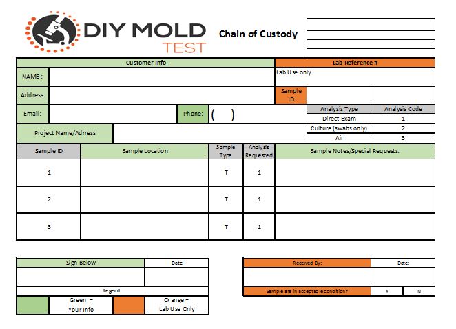 Amatest DIY Mold Test Kit (3 test methods), Includes Lab Analysis Fee,  Prepai