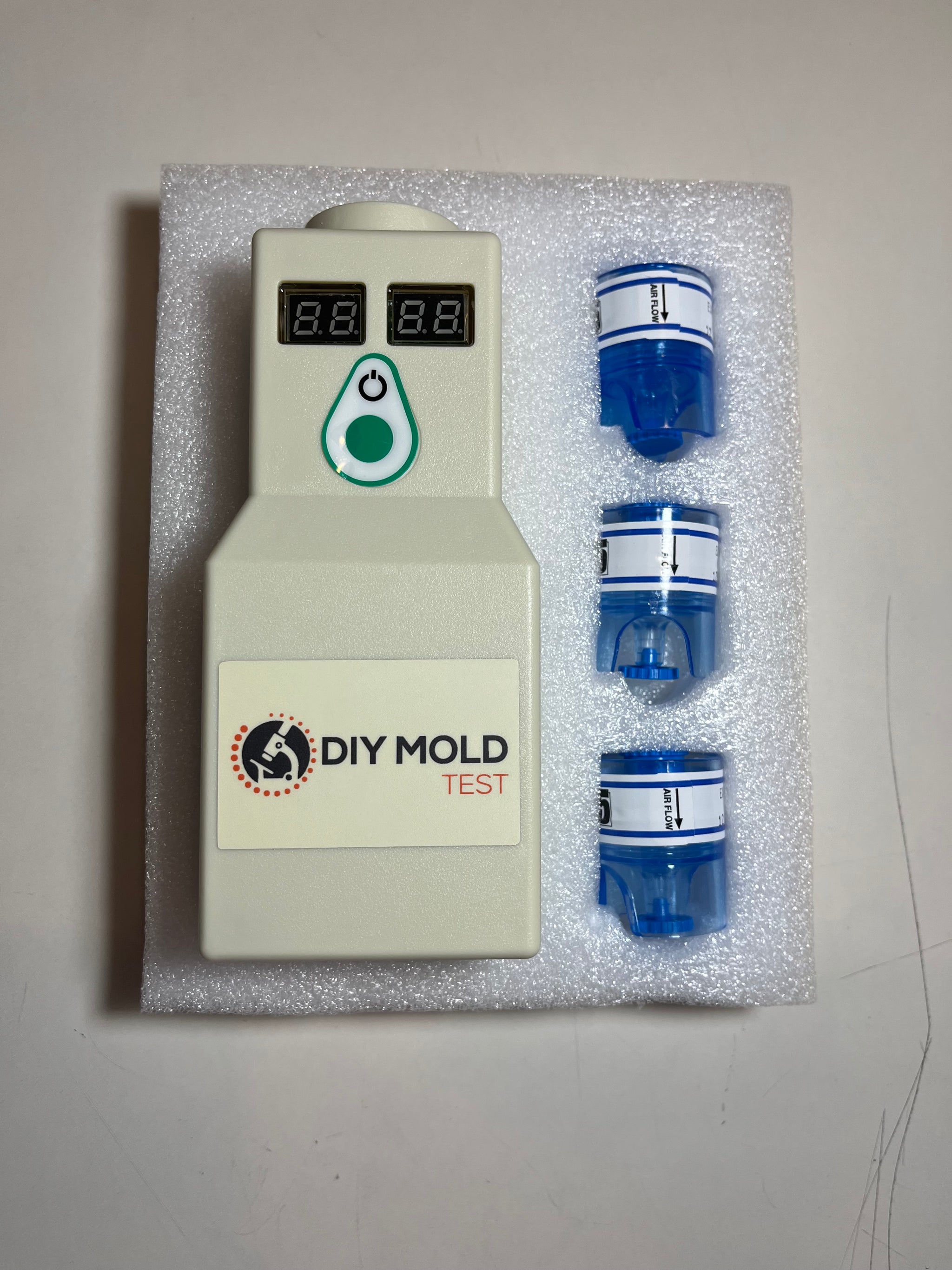 Supreme - DIY Mold Test Kit for Home Air Quality - Air and Surface Mold Testing - Pre-Paid Return Mailer and Expert Mold Consultation - Includes